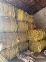 出售纯黄色废旧编织袋15吨