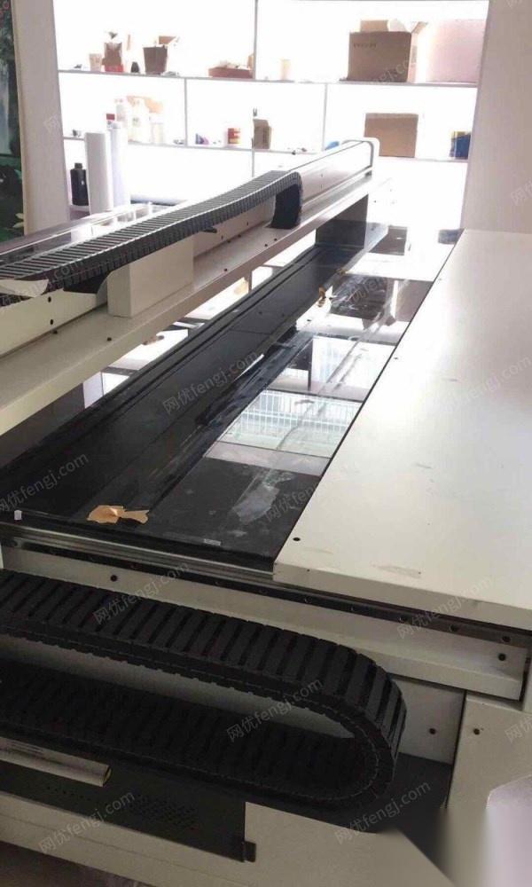 安徽黄山低价出售二手9成新2513uv平板打印机一台 5.8万元.精雕2513雕刻机一台15000元