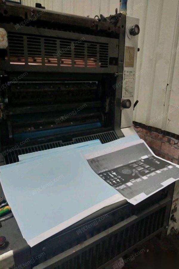 广东广州转让二手93年小森四开单色印刷机1台4.3万