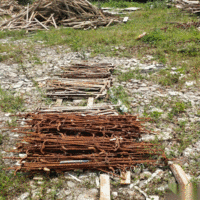 湖北荆门长期出售建筑材料 木方 模板 丝杆 步步紧 等