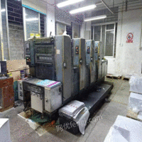 广东广州工厂使用中冠华正四开四色印刷机 98000元出售