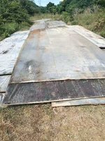 出售65吨铺路钢板 12厚2.8米×9米，一手货源 湖北十堰 价格便宜