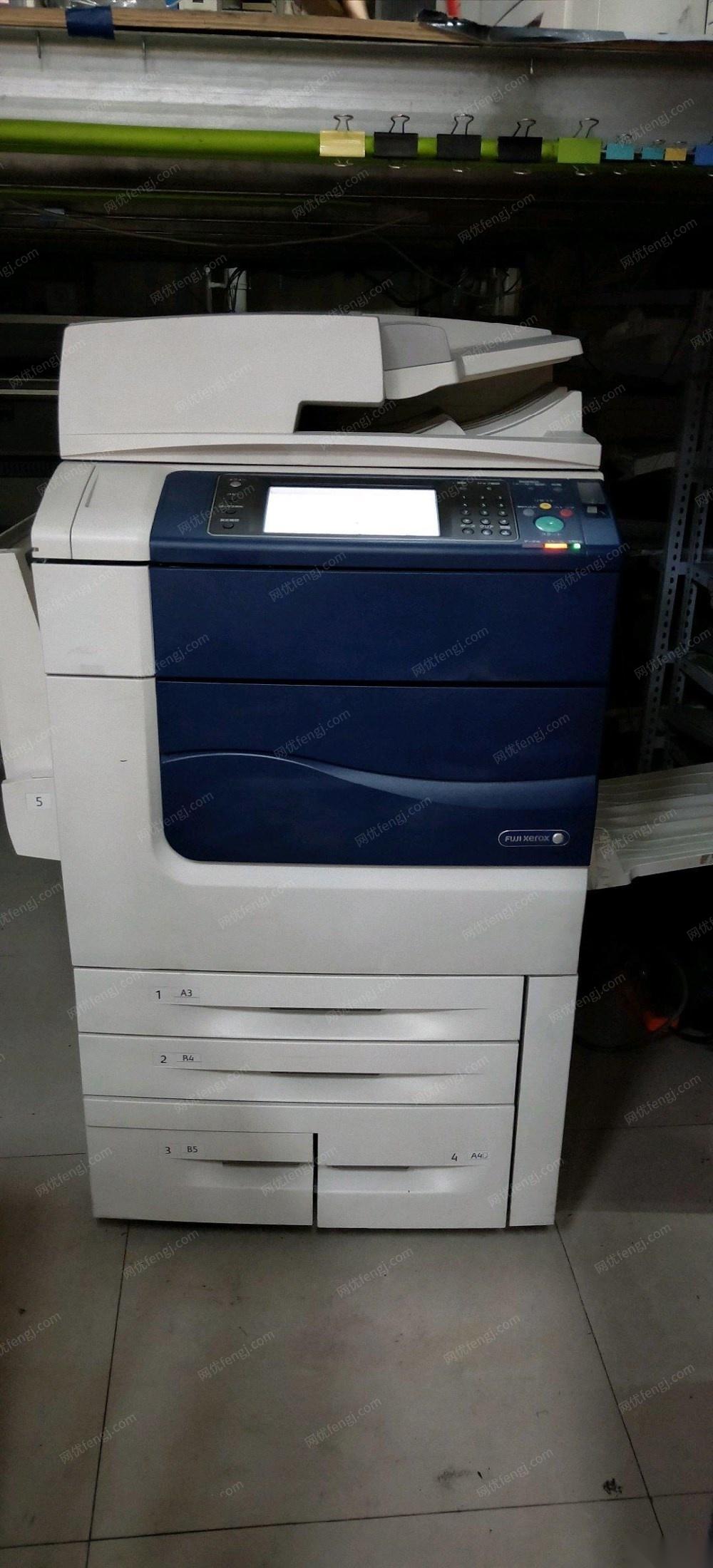 四川成都施乐彩色复印机，奥博切纸机8成新 出售25000元  打包不单卖.