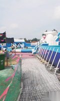 山东济宁水上乐园（冰雪世界游泳池，支架水池）全新，用了一个月， 80000元　出售