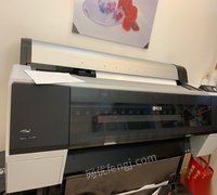 云南曲靖出售二手爱普生9908大幅面打印机一台 18000元