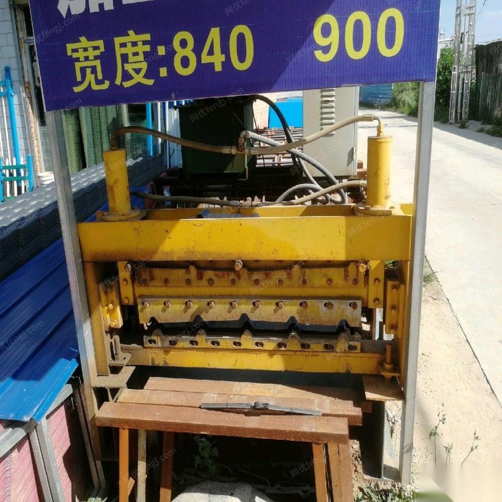 甘肃庆阳840-900型单皮压瓦机 12500元