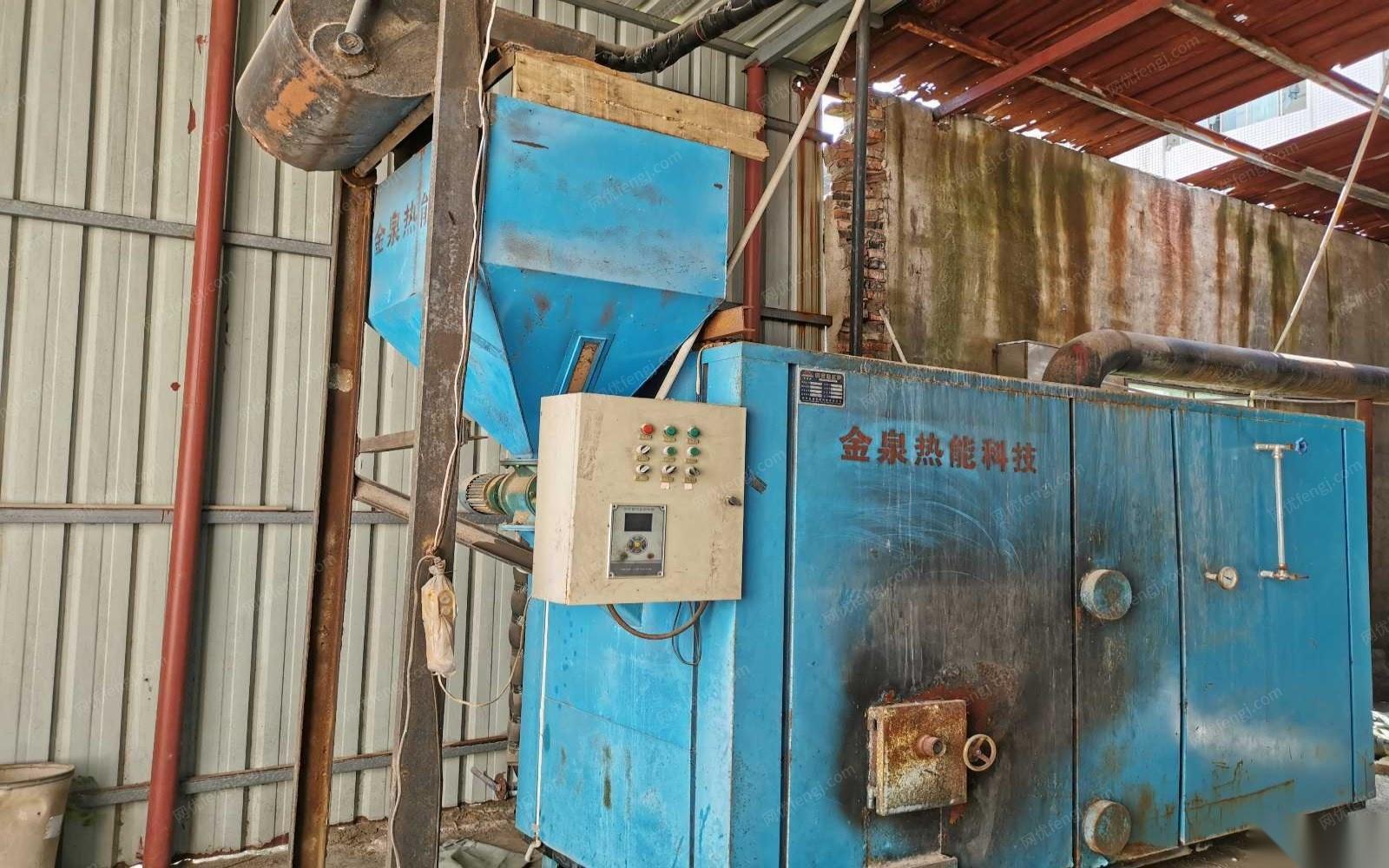 湖南衡阳公司转型、工厂停产需转让设备生物颗粒热水锅炉 48000元