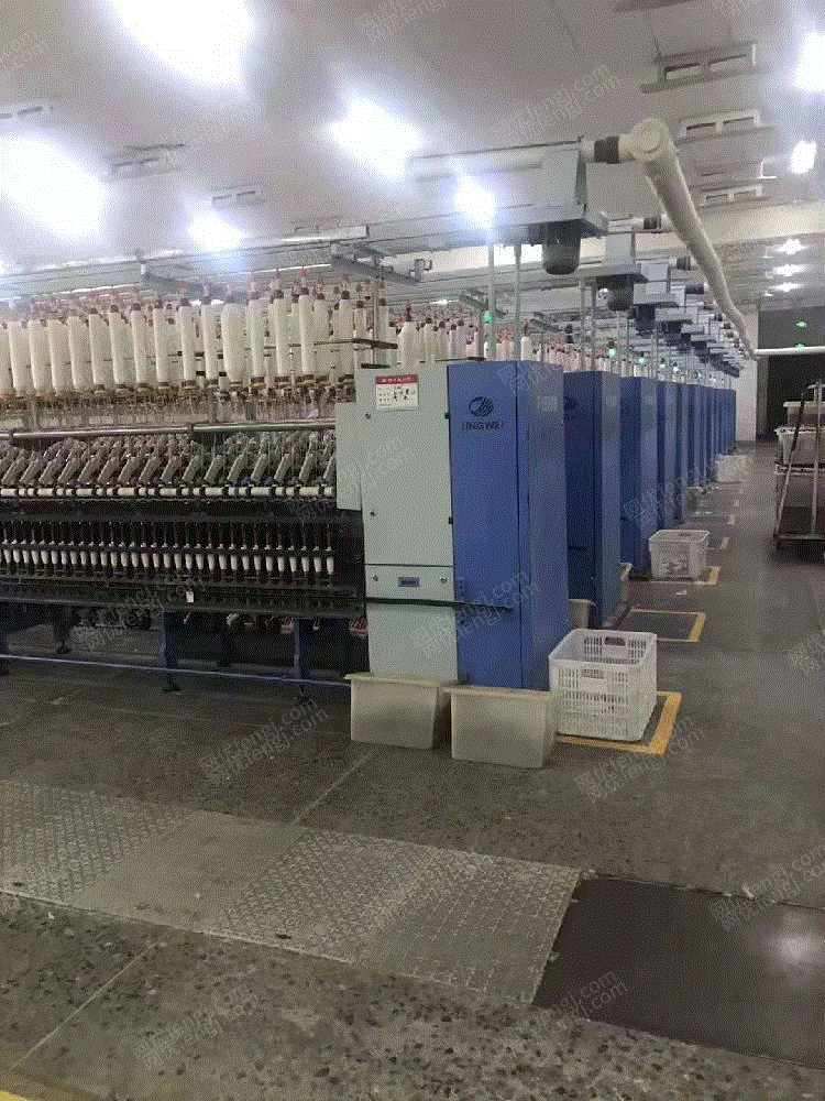 纺织厂出售二手纺织设备 中国恒天经纬1520细纱机80台