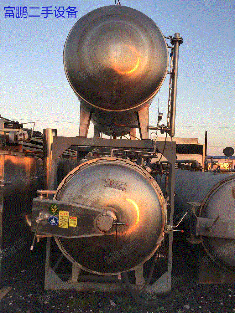 市场现货低价转让二手杀菌锅 卧式杀菌锅 不锈钢食品饮料杀菌锅