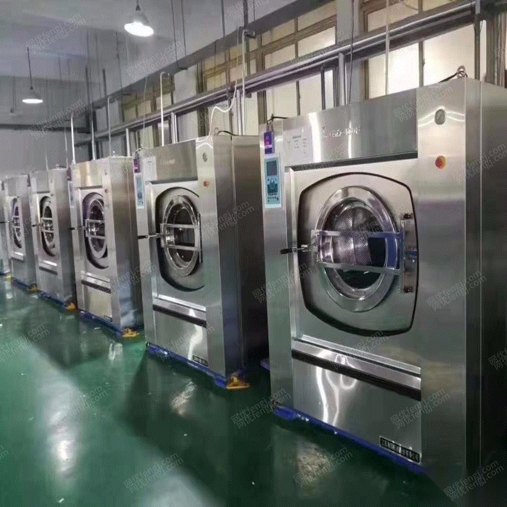 北京朝阳区出售鸿尔100公斤二手水洗机二手洗涤设备百强烫平机