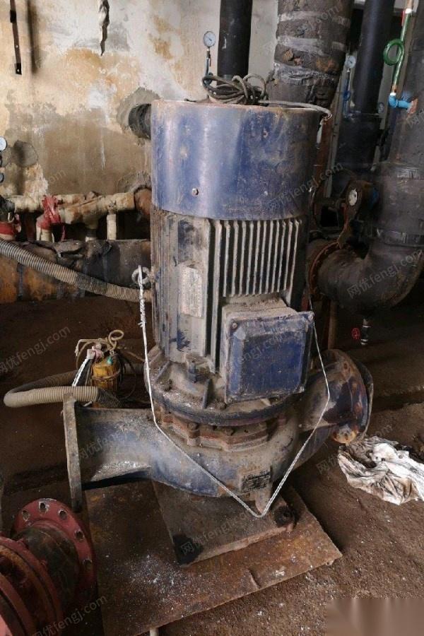 辽宁阜新出售3台二手凯泉立式单式离心水泵 打包价20000元 打包卖