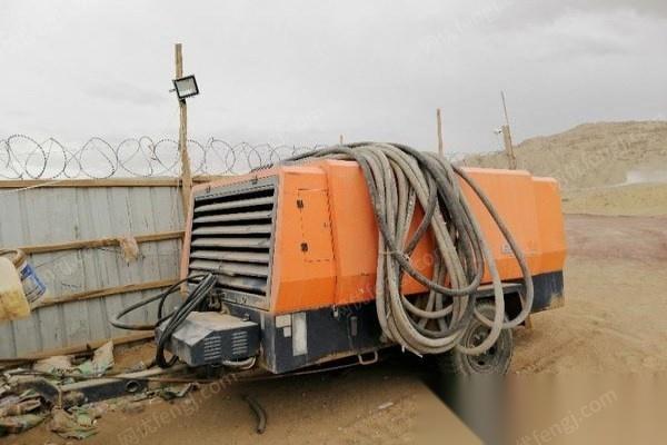 新疆和田出售红五环潜孔钻机和空压机一套  打包价11万左右.