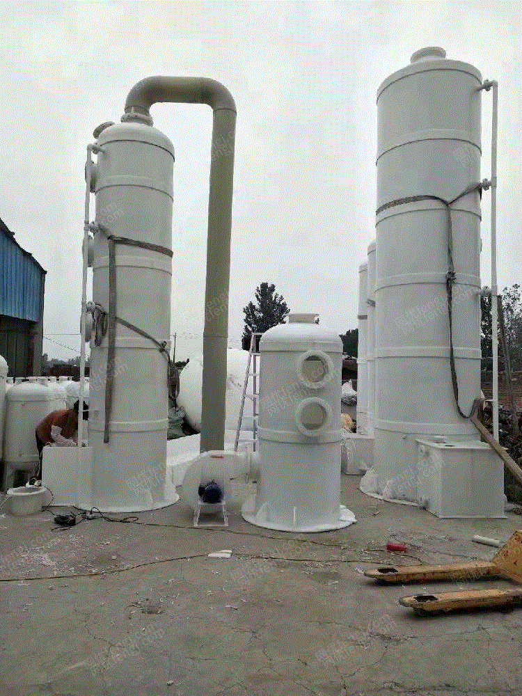市场现货山东济宁100台全新pe喷淋塔其他未分类电议或面议