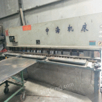 辽宁大连出售中海产100吨(三缸)x4米折弯，4x4米剪板机，成色挺