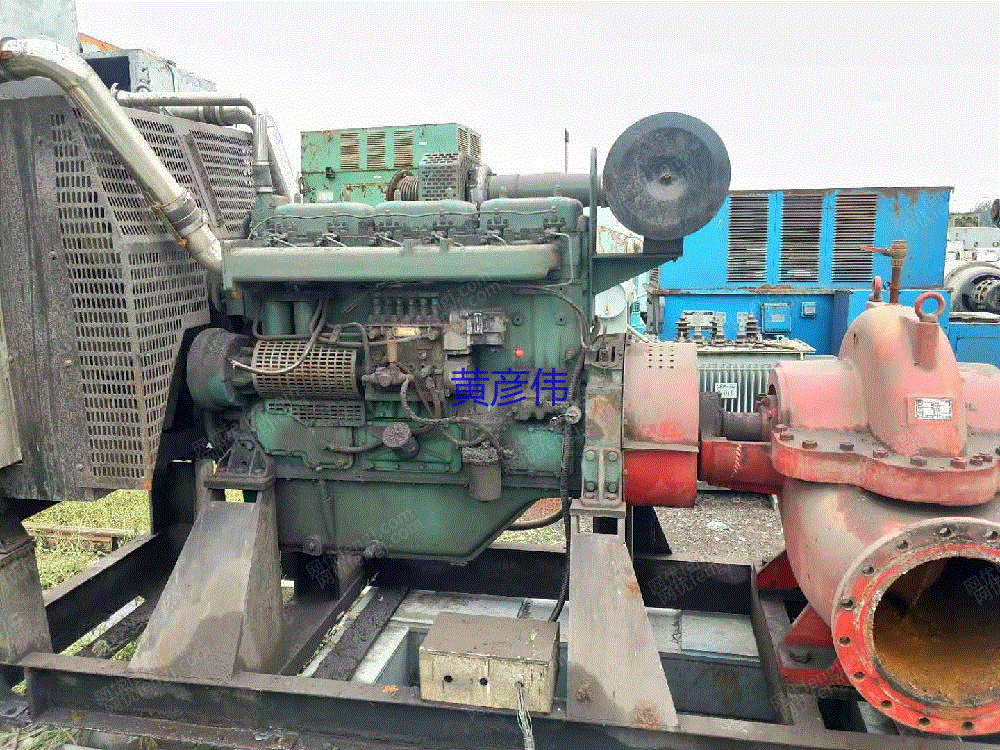 Sale of two sets of used diesel engine power pumps
