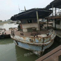 江苏扬州出售二手闲置船舶 拖船，废品船一艏 5.5万元