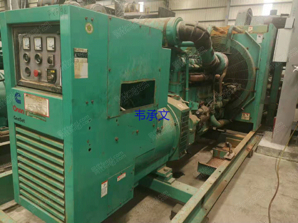 Long-term high price to buy imported generator set,brand Cummins,K19 double boost