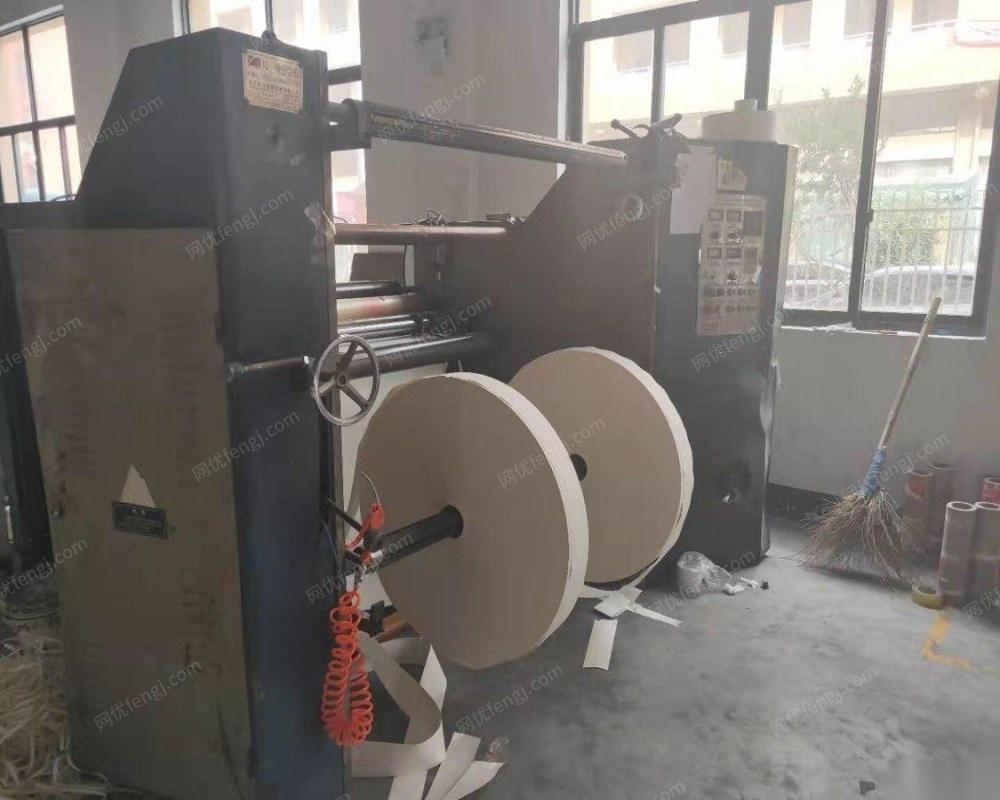 辽宁丹东出售二手淋膜机，分切机，复卷机