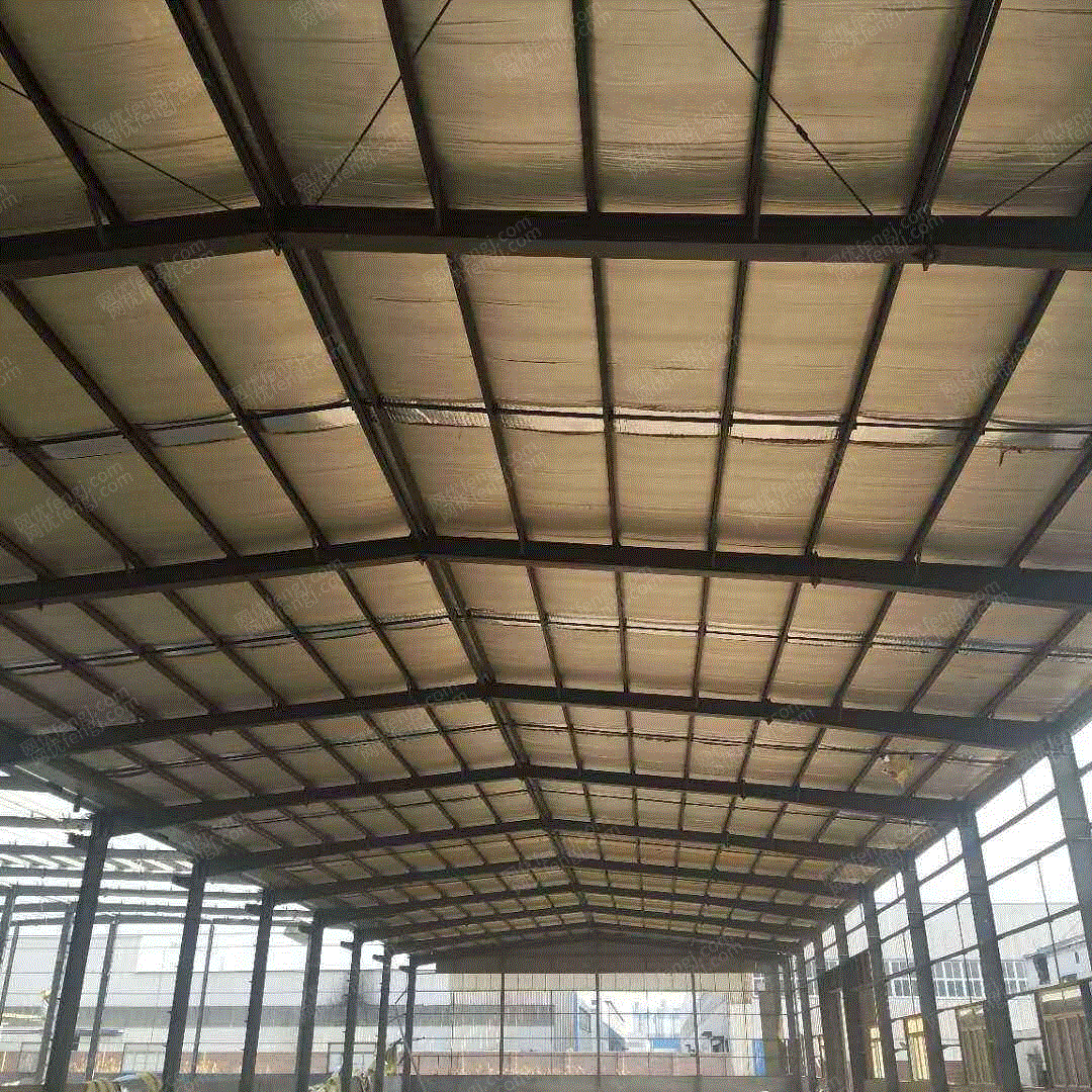 泛华二手钢结构檩条彩钢板泡沫板型钢回收出售泛华二手钢结构厂房旧钢
