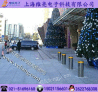 消防路口升降路桩，不锈钢智能路桩