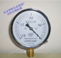 北京普特YE100膜盒压力表