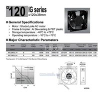 大风量散热风扇AC12038