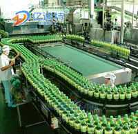 饮料生产线产出健康绿茶