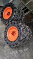 出售山猫滑移装载机31x10-16实心轮胎10-16.5滑移装载机轮胎