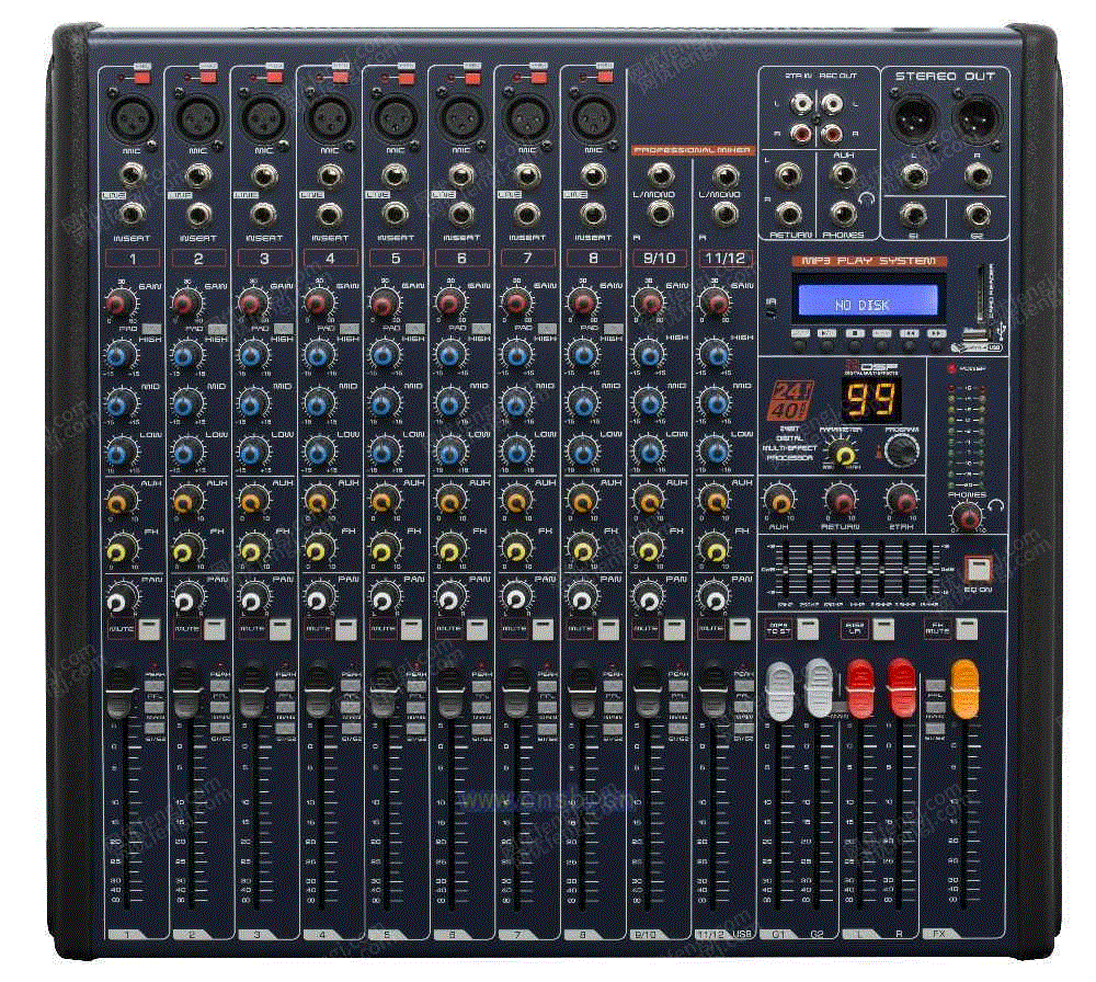 mkx系列12路调音台
