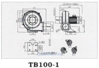 TB100-1低噪音中压鼓风机
