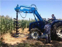 拖拉机改装挖坑机 液压挖坑机 水