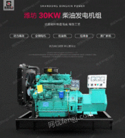 30kw潍坊发电机组多少钱一台？
