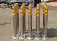 出售不锈钢路桩 反光隔离桩 活动警示柱铁柱 路障立柱防撞柱交通设施