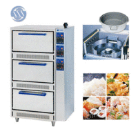 出售日本进口AIHO RMG154型立式米饭机 三层燃气煮饭机