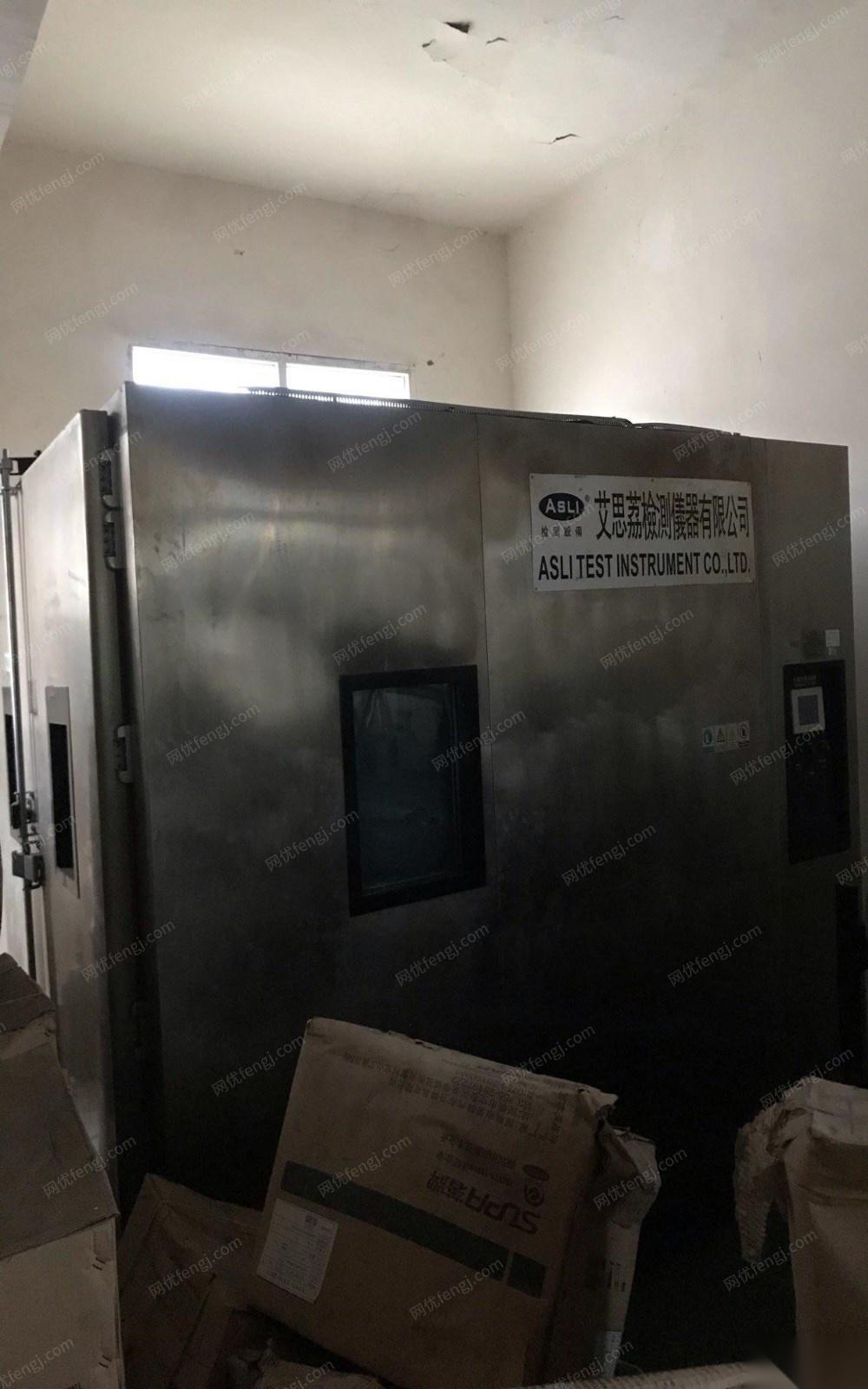 重庆北碚区出售二手闲置恒温恒湿试验机一台宽2.2米、长2.8米、高2.35米  50000元