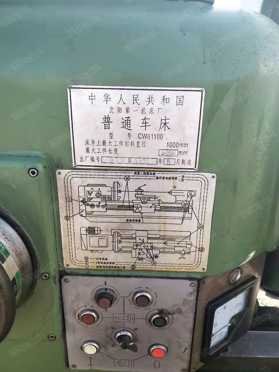 cw61100,cw61100车床 二手cw61100沈阳通用车床出售