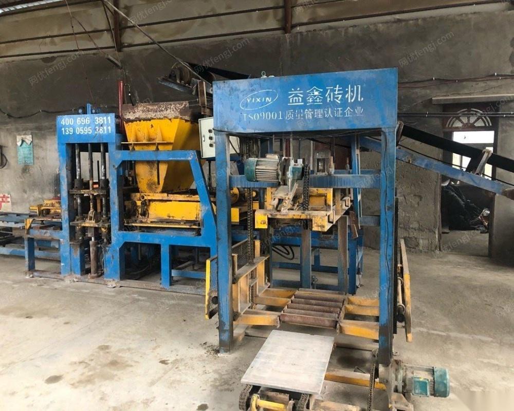 安徽芜湖因为环评原因，出售一台二手制砖机 180000元