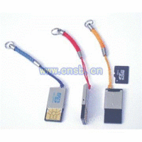 金属超薄型MicroSD/T-F读卡器