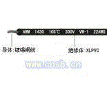 UL1430线交链PVC电线