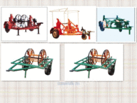 电缆盘轴拖车, 放线车