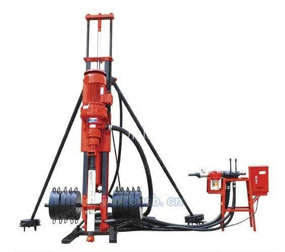 开山牌kqd120型支架式潜孔钻机