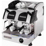 爱宝半自动咖啡机紧凑型双头咖啡机