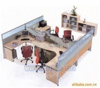 广州办公屏风办公桌 优质厂家供应 四人屏风位
