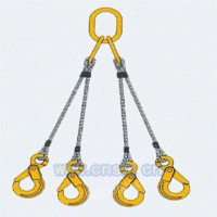 圆股钢丝绳吊具技术参数的标记方法