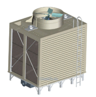 方形开式横流冷却塔