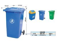 专门上垃圾车使用的塑料垃圾桶