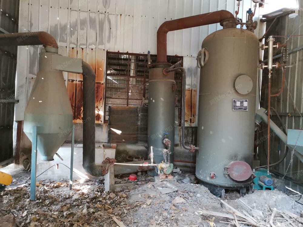 出售九成新生物质锅炉含除尘等全套设备 18年制造