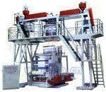 多层共挤复合下吹水冷式薄膜吹塑机
