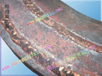 蓝宝石炉铜电极焊缝放大图1