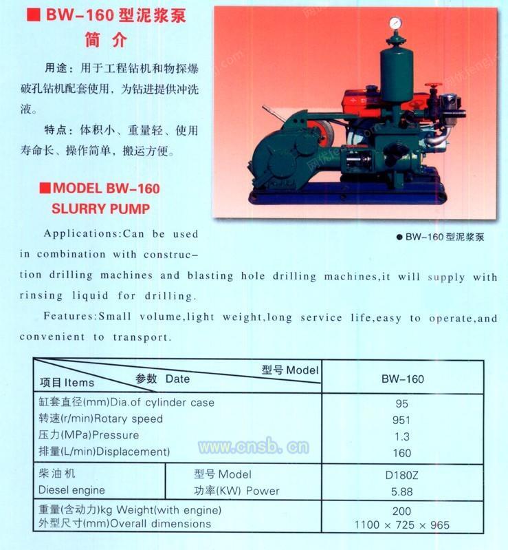 bw-160泵,工程钻机,泥浆泵,钻机,文登林村